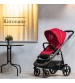 Carucior 3 in 1 Peg Perego Veloce, SLK, 0 - 22 kg, Red Shine, Rosu